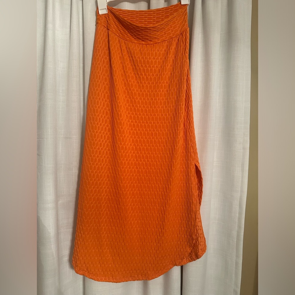Orange skirt